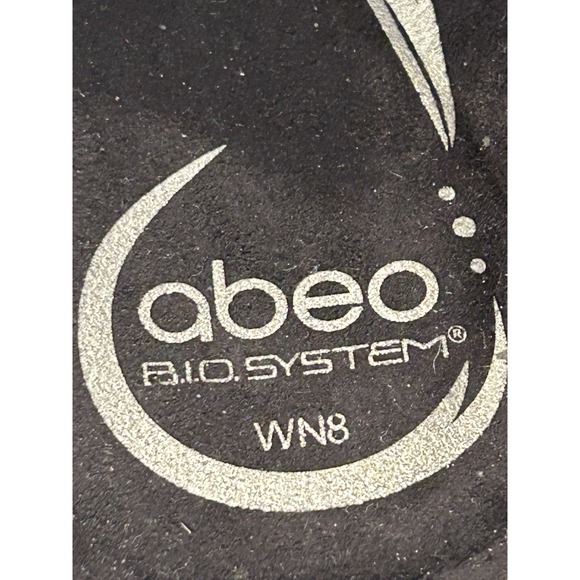 Abeo Brynn Black Leather Three Strap Outdoors Sandals Women's Size 8 Narrow - Picture 5 of 5